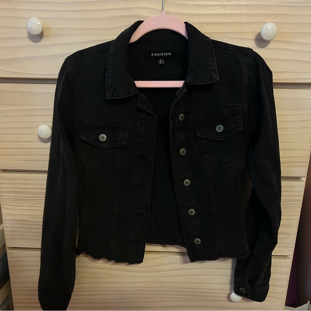 Black Jean Jacket